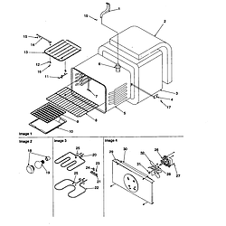 ARTC7511 Electric Range Cavity Parts diagram