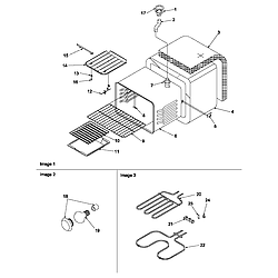 ARTS6650 Slide-In Electric Range Cavity Parts diagram