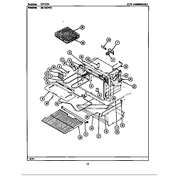 BCRE955 Range Oven Parts diagram