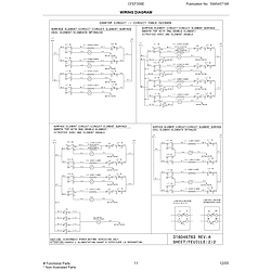 CFEF358EB2 Electric Range Wiring diagram Parts diagram