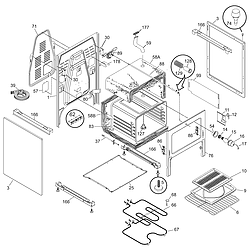 CFEF372BC1 Electric Range Body Parts diagram