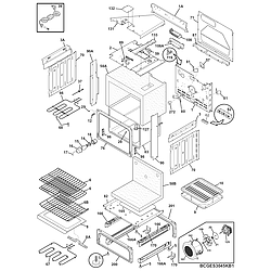 CGES387CS1 Electric Range Body Parts diagram