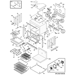 CPEB30S8CC2 Wall Oven Body Parts diagram