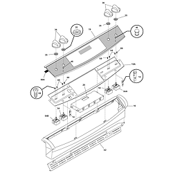 CPES389CC2 Range Backguard Parts diagram