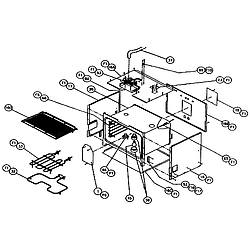 CPS127 Oven Non-conv oven Parts diagram