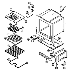 CRE9600ACE Range Oven/base Parts diagram