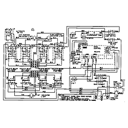 CRE9600ACE Range Wiring information Parts diagram