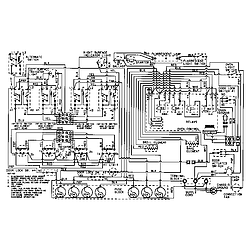 CRE9830CDE Electric Range Wiring information Parts diagram