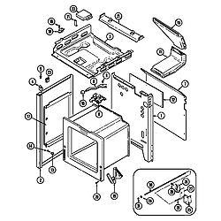 CRG9600 Range Body Parts diagram