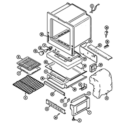 CRG9600 Range Oven/base Parts diagram