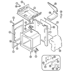 CRG9700CAE Range Body Parts diagram