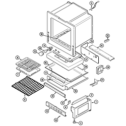 CRG9700CAE Range Oven/base Parts diagram