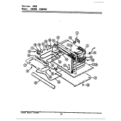 CWE900 Range Oven Parts diagram