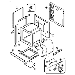 CWE9000 Range Body (cwe9000bcm) (cwe9000bcm) Parts diagram