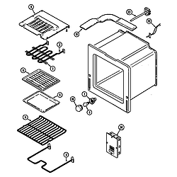 CWE9000ACE Range Oven (cwe9000bcb) (cwe9000bce) (cwe9000bdb) (cwe9000bde) Parts diagram