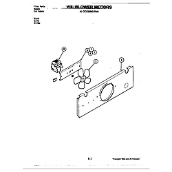 D156 Range Blower motor-cooling fan (d156) Parts diagram