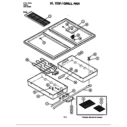 D156 Range Top (d156) Parts diagram