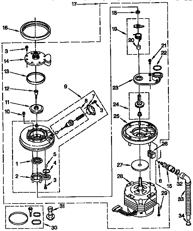 Whirlpool Washer Motor Wiring Diagram from www.appliancetimers.ca