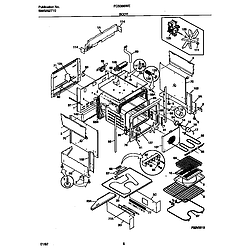 FCS388WECA Dual Fuel Range Body Parts diagram