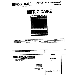 FCS388WECA Dual Fuel Range Cover Parts diagram