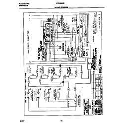 FCS388WECA Dual Fuel Range Wiring diagram Parts diagram