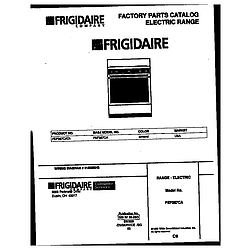 FEF367CATA Range - Electric Cover Parts diagram