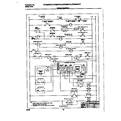 FEF389WFCD Electric Range Wiring diagram Parts diagram