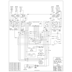 FEFL89CCA Electric Range Wiring diagram Parts diagram