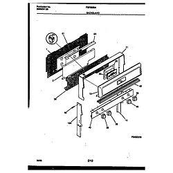 FGF353BADA Range - Gas Backguard Parts diagram