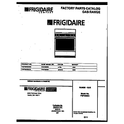 FGF353BAWA Range - Gas Cover Parts diagram