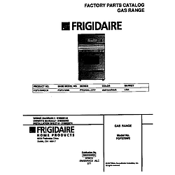 FGF379WECE Gas Range Cover Parts diagram
