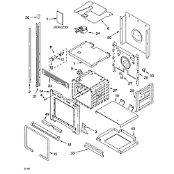 GBD277PDB10 Built In Double Oven - Electric Oven Parts diagram