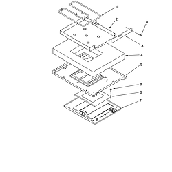 GJP84802 Free Standing - Electric Hidden bake Parts diagram