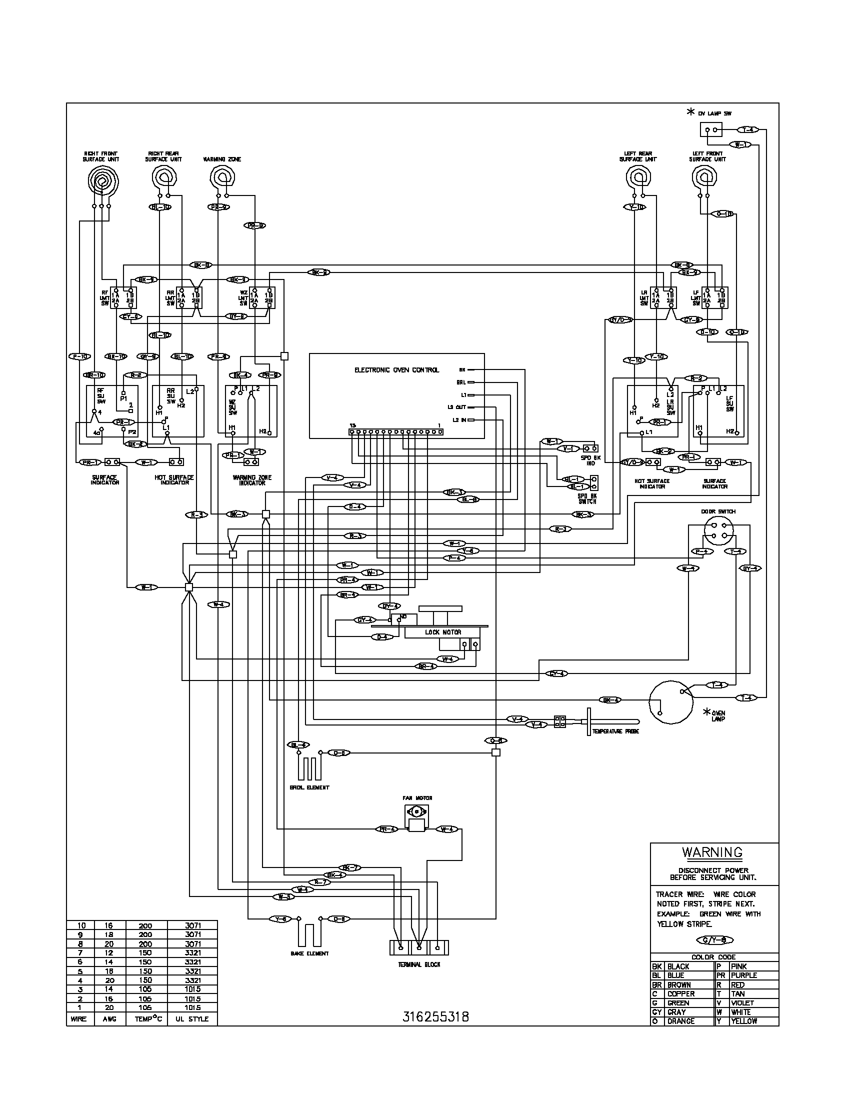 Electric Wall Oven Wiring Diagram - Wiring Diagram & Schemas