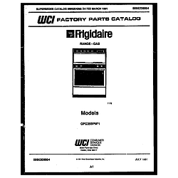 GPG35BPMX1 Range - Gas Cover Parts diagram