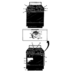 GSC30CVB Gas Range Range Parts diagram