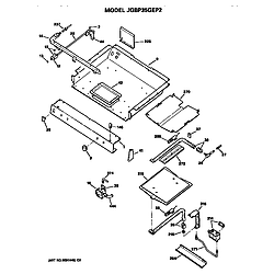 JGBP35GEP2WG Gas Range Burner assembly Parts diagram