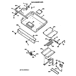 JGBP35WEV3WW Gas Range Gas & burner Parts diagram