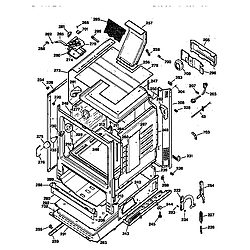 JGBP35WEW1WW Gas Range Body Parts diagram