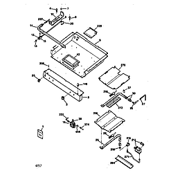 JGBP35WEW1WW Gas Range Gas burner Parts diagram