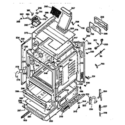 JGBP79AEW1AA Gas Range Body Parts diagram