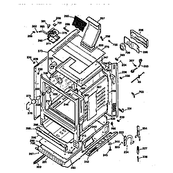 JGBP79BEW1BB Gas Range Body Parts diagram