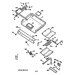 JGBP80MEV4BC Gas Range Gas burner Parts diagram