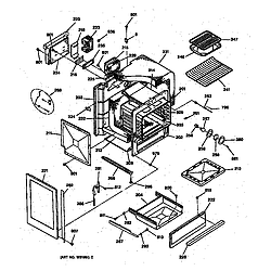 JGSP31WETWW Gas Range Body Parts diagram