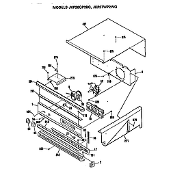 JKP27WP Electric Wall Oven Control Parts diagram