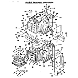 JKP27WP Electric Wall Oven Ovens Parts diagram