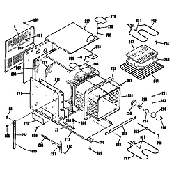 JRP14GP Oven Oven Parts diagram