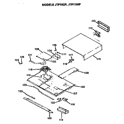 JTP10GP Electric Wall Oven Lock Parts diagram