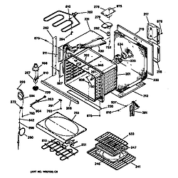 JTP18 Electric Oven Body Parts diagram
