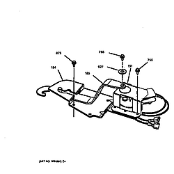 JTP18 Electric Oven Door lock Parts diagram